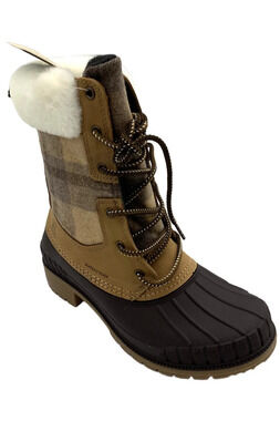 Kamik Women's Sienna High Insulated Waterproof Pac Boots Tan - Medium